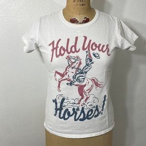 Hold Your Horses Farm Fed Clothing tee shirt